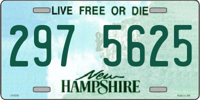 NH license plate 2975625