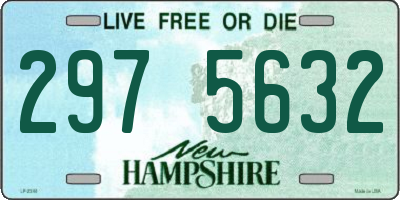 NH license plate 2975632