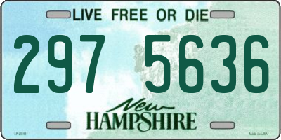 NH license plate 2975636