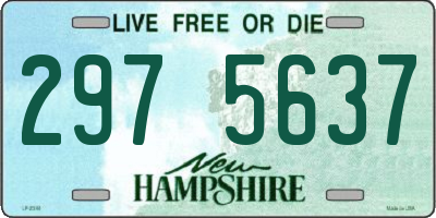 NH license plate 2975637