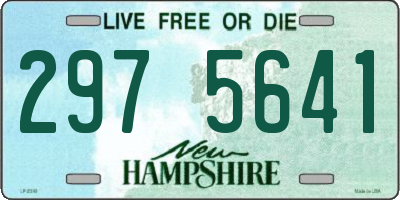 NH license plate 2975641