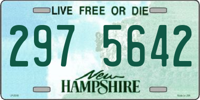 NH license plate 2975642