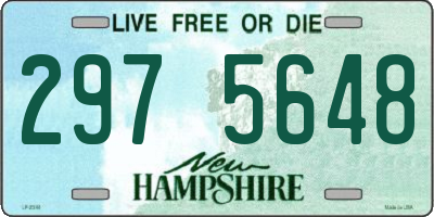 NH license plate 2975648