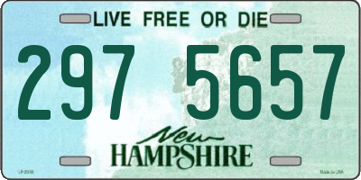 NH license plate 2975657