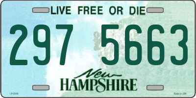 NH license plate 2975663