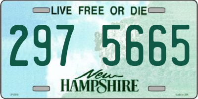 NH license plate 2975665