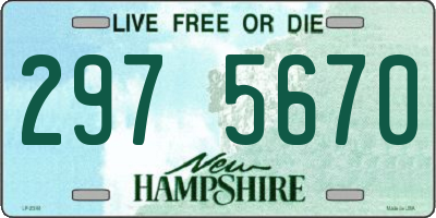 NH license plate 2975670