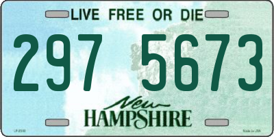 NH license plate 2975673