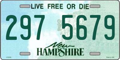 NH license plate 2975679