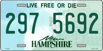 NH license plate 2975692