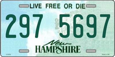 NH license plate 2975697