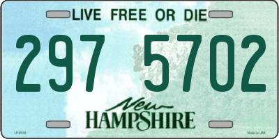 NH license plate 2975702