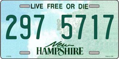 NH license plate 2975717