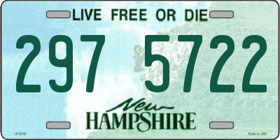 NH license plate 2975722
