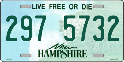 NH license plate 2975732