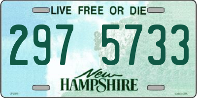 NH license plate 2975733