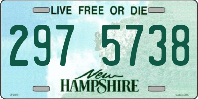 NH license plate 2975738