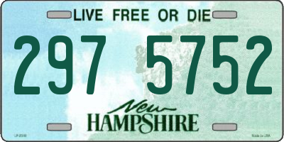 NH license plate 2975752
