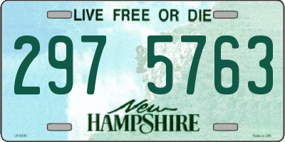 NH license plate 2975763