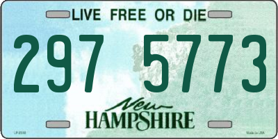 NH license plate 2975773