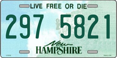 NH license plate 2975821