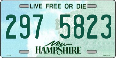 NH license plate 2975823
