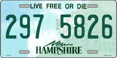 NH license plate 2975826