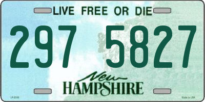 NH license plate 2975827
