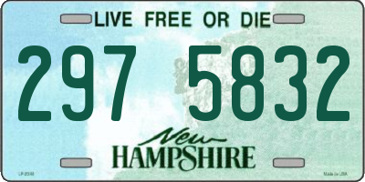NH license plate 2975832