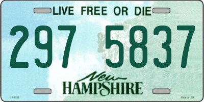 NH license plate 2975837