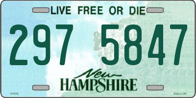 NH license plate 2975847