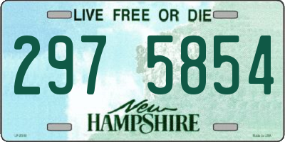 NH license plate 2975854
