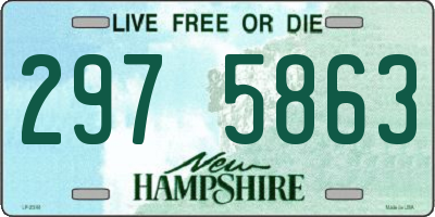 NH license plate 2975863