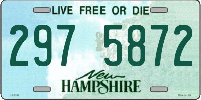 NH license plate 2975872