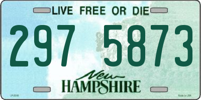 NH license plate 2975873