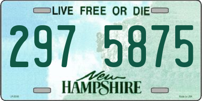 NH license plate 2975875