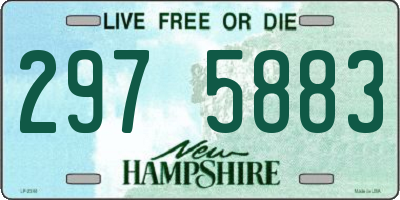 NH license plate 2975883