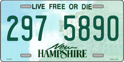 NH license plate 2975890