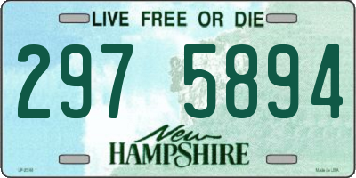 NH license plate 2975894