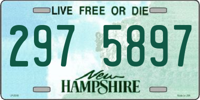 NH license plate 2975897