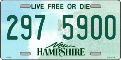 NH license plate 2975900