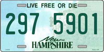 NH license plate 2975901
