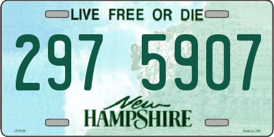 NH license plate 2975907