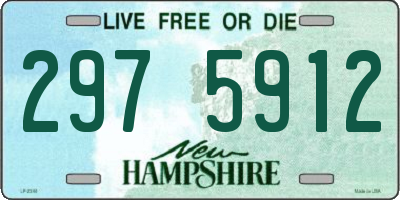 NH license plate 2975912