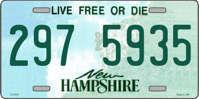 NH license plate 2975935