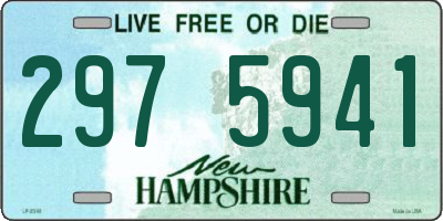 NH license plate 2975941