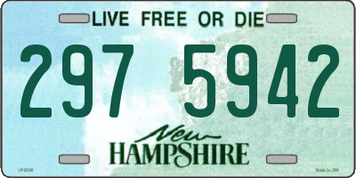 NH license plate 2975942