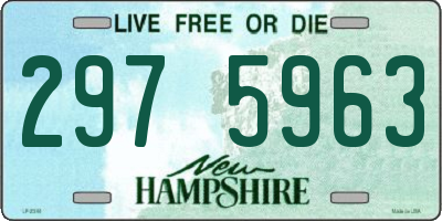 NH license plate 2975963