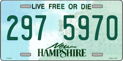 NH license plate 2975970