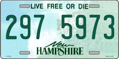 NH license plate 2975973